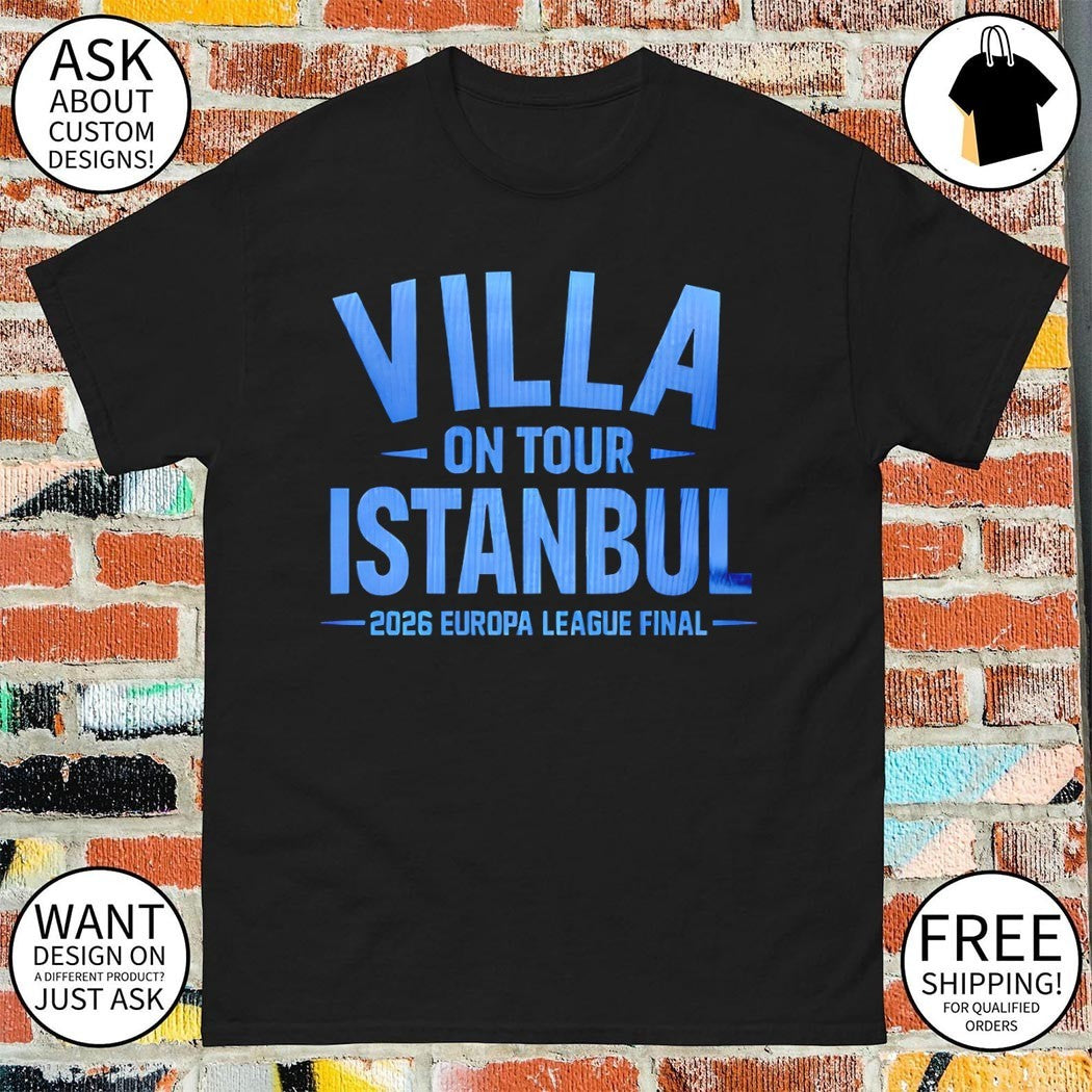 Aston Villa FC on Tour Istanbul 2026 Europa League Final shirt