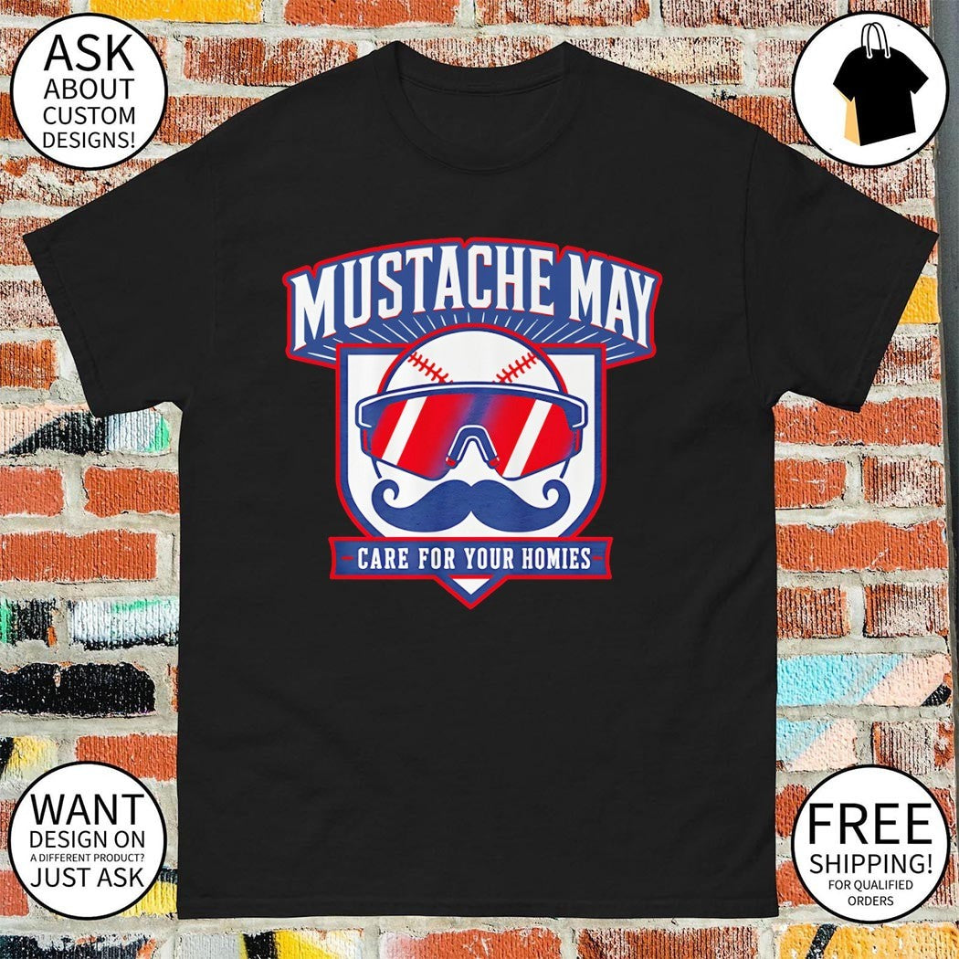 Atlanta Braves Baseball Mustache May 2026 care for your homies shirt