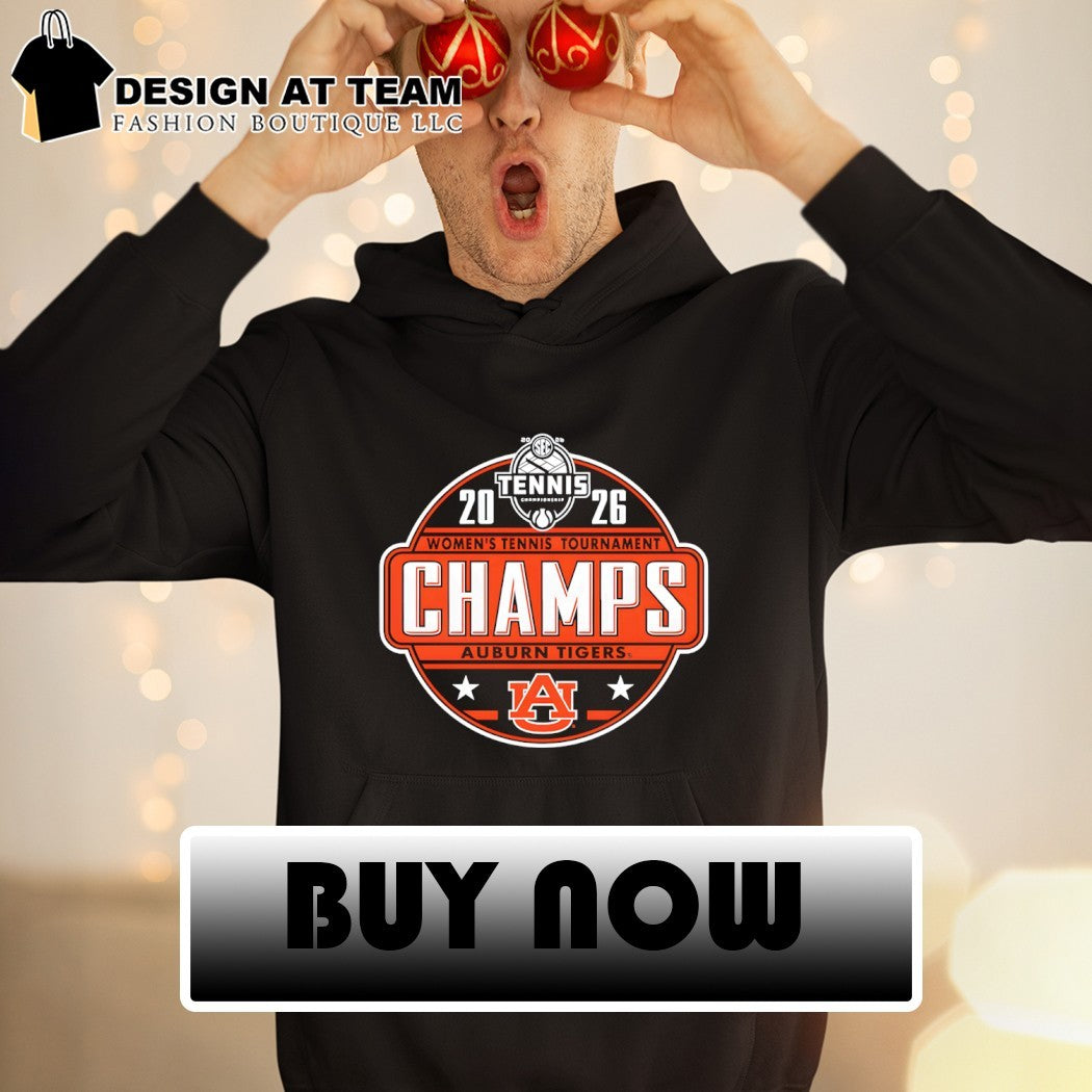 Auburn Tigers 2026 SEC Women’s Tennis Tournament Champions shirt