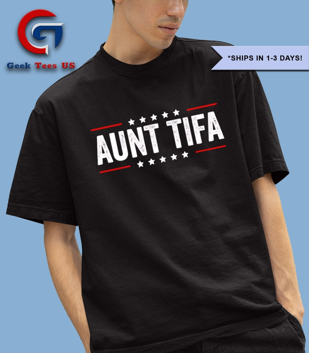 Aunt Tifa Fight Fascists shirt