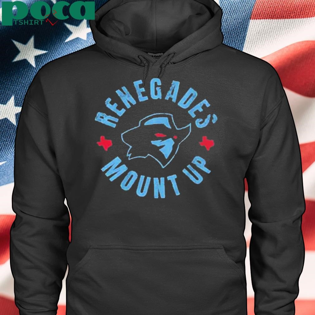 Authorized ARLINGTON RENEGADES UFL RENEGADES MOUNT UP T-SHIRT