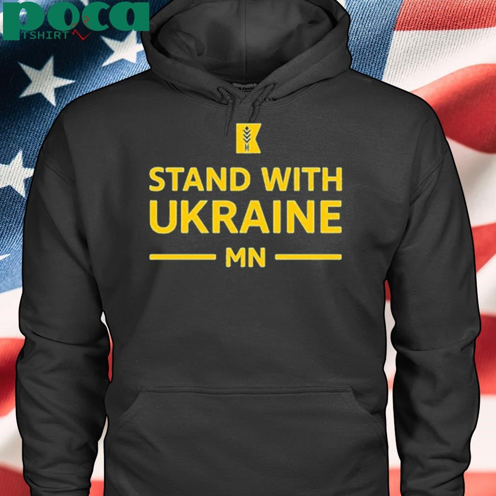 Authorized Amy Klobuchar Wearing Stand With Ukraine Mn Shirt
