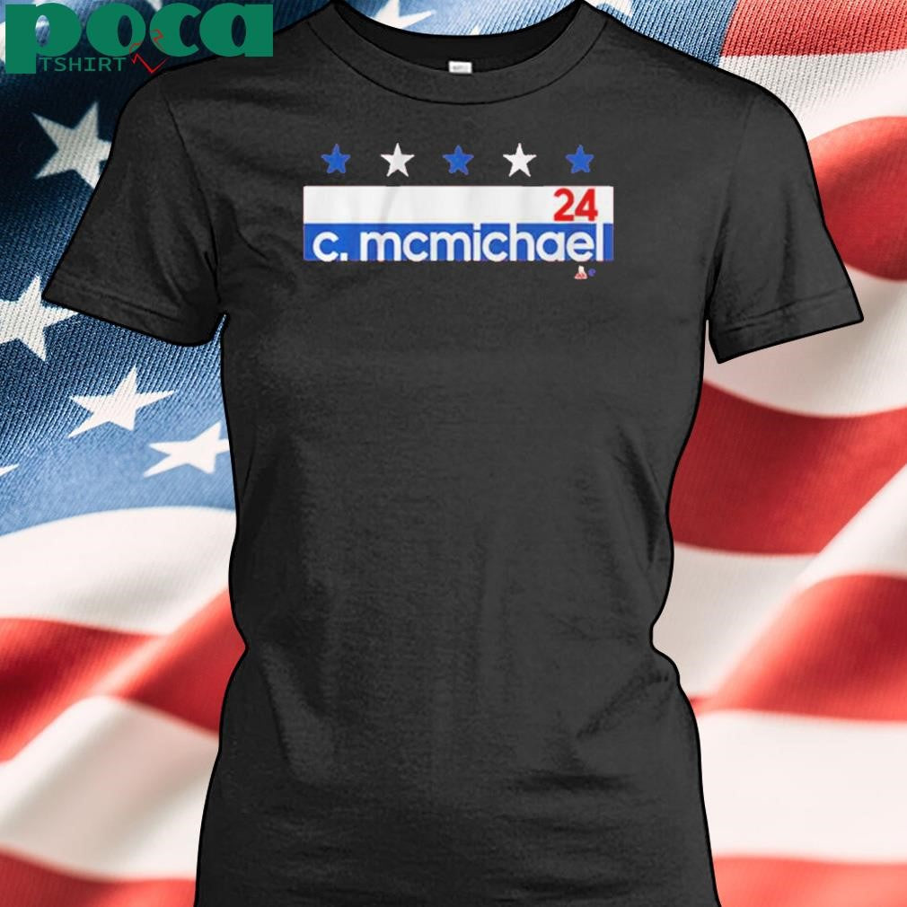Authorized CONNOR MCMICHAEL NAME NUMBER STRIPE T-SHIRT