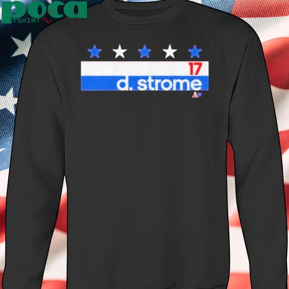 Authorized DYLAN STROME NAME NUMBER STRIPE T-SHIRT