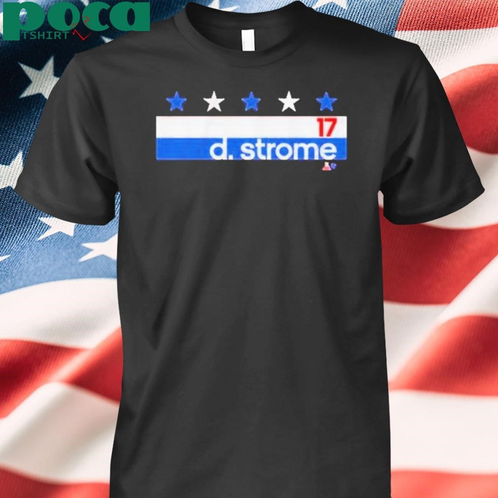 Authorized DYLAN STROME NAME NUMBER STRIPE T-SHIRT