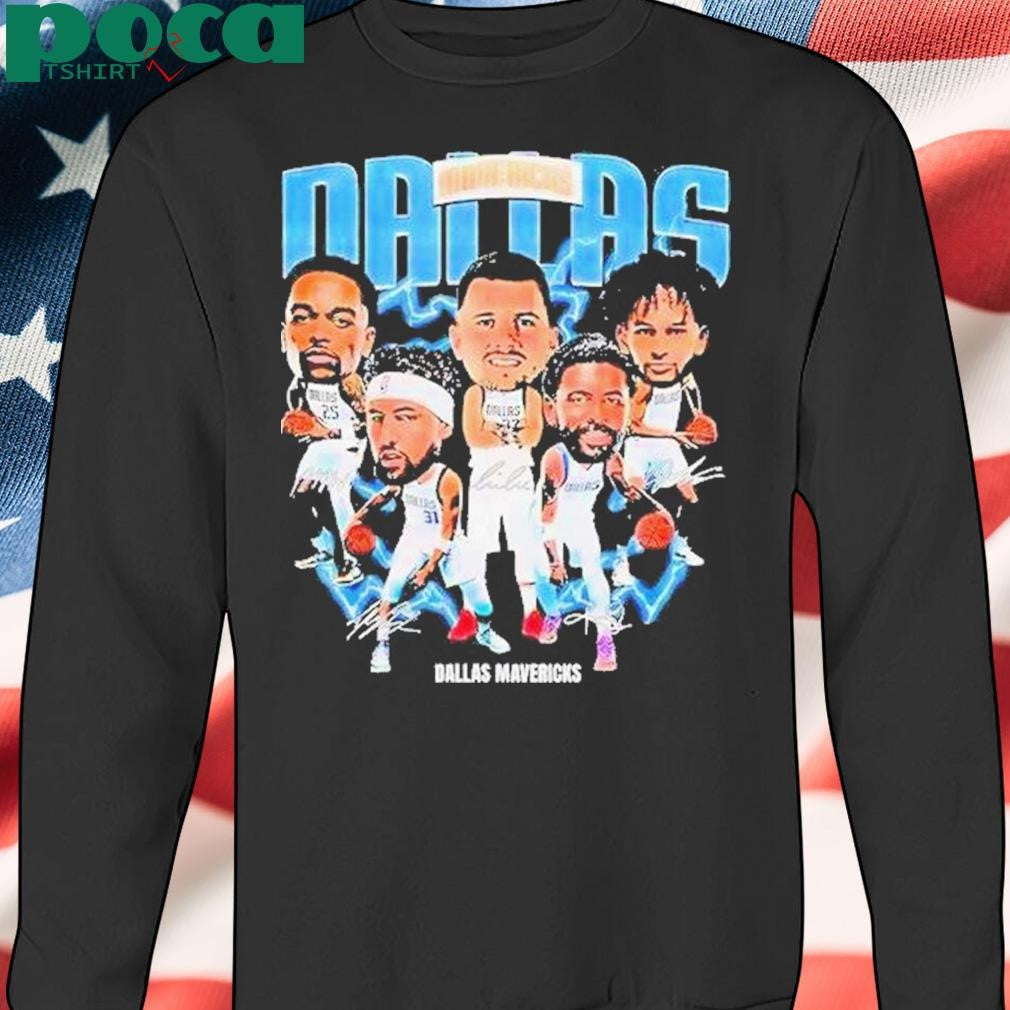 Authorized Dallas Mavericks Nba Basketball Team Signature Vintage Shirt