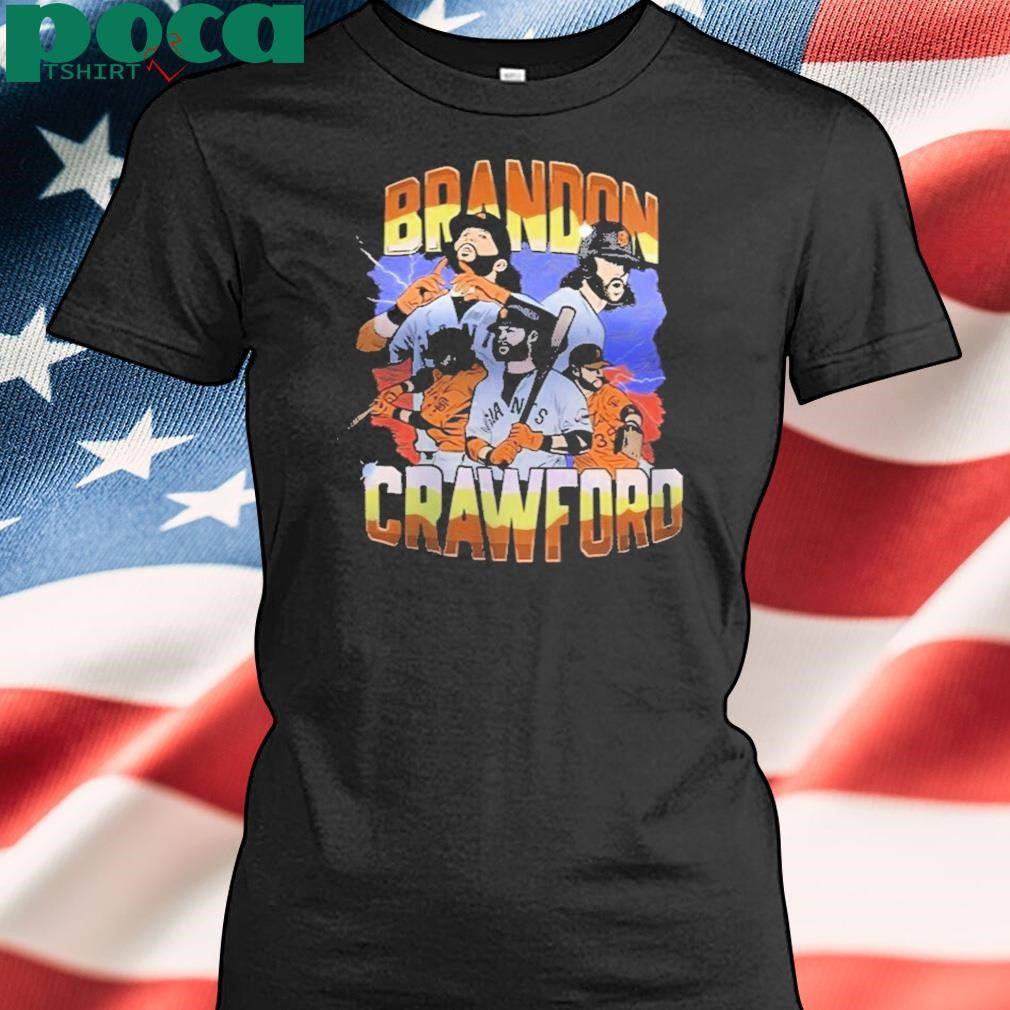 Authorized Giants Brandon Crawford 2025 T-shirt