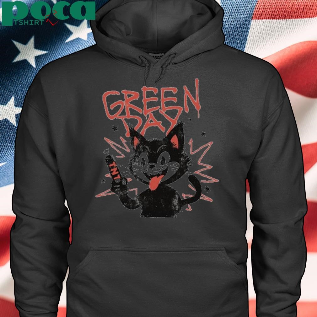 Authorized Green Day Tour 2025 Cat Shirt