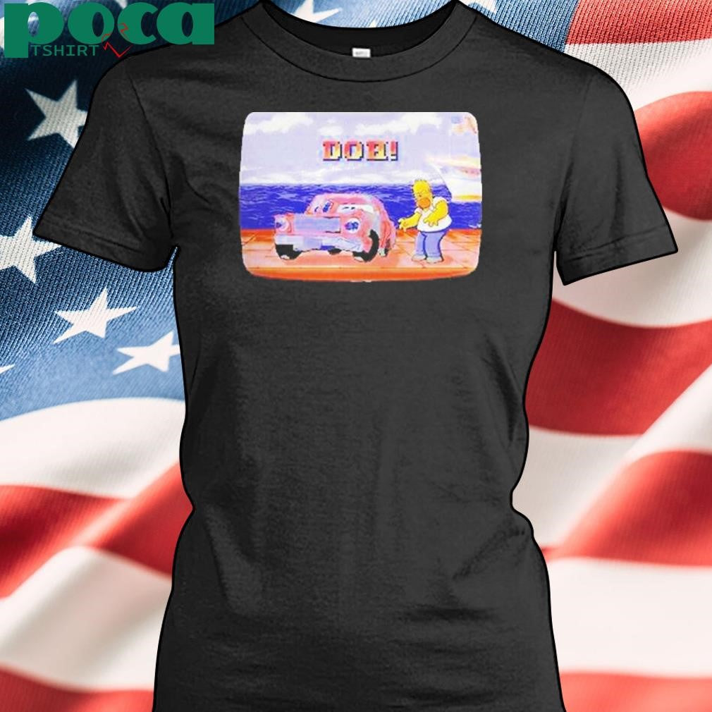 Authorized Homer Simpson And Street Fighter Doh Fighter Shirt