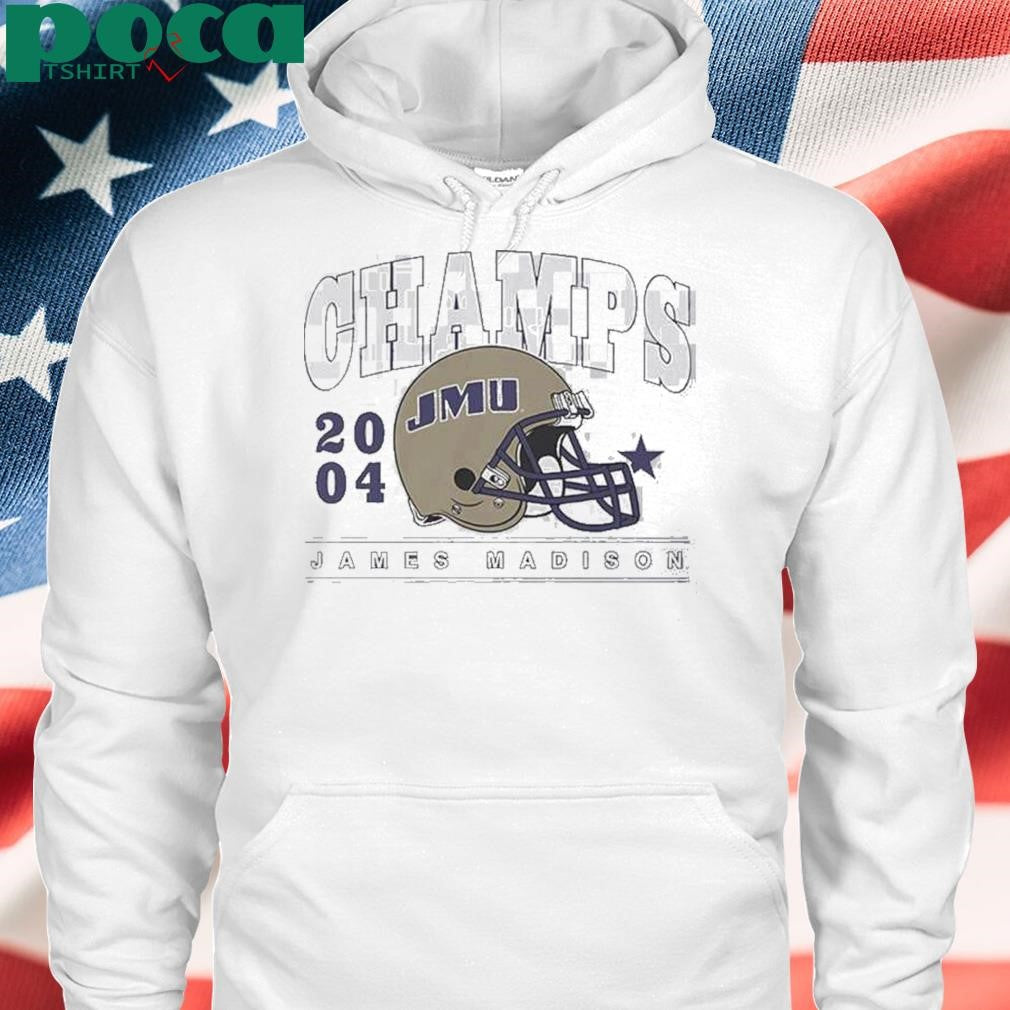 Authorized James Madison Dukes Jmu Football 2004 National Champions Vintage Shirt