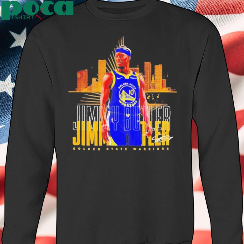 Authorized Jimmy Butler Golden State Warriors skyline signature shirt