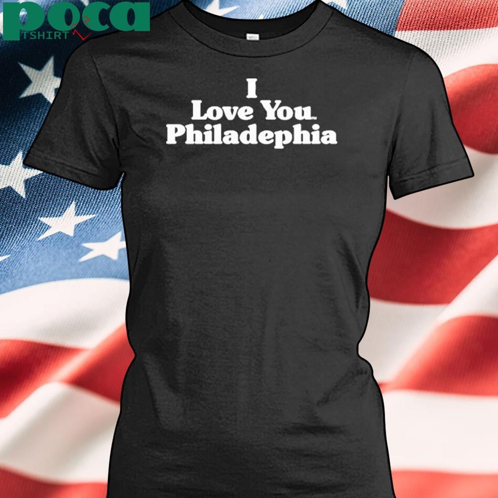 Authorized Julius Erving I Love You Philadelphia T-shirt