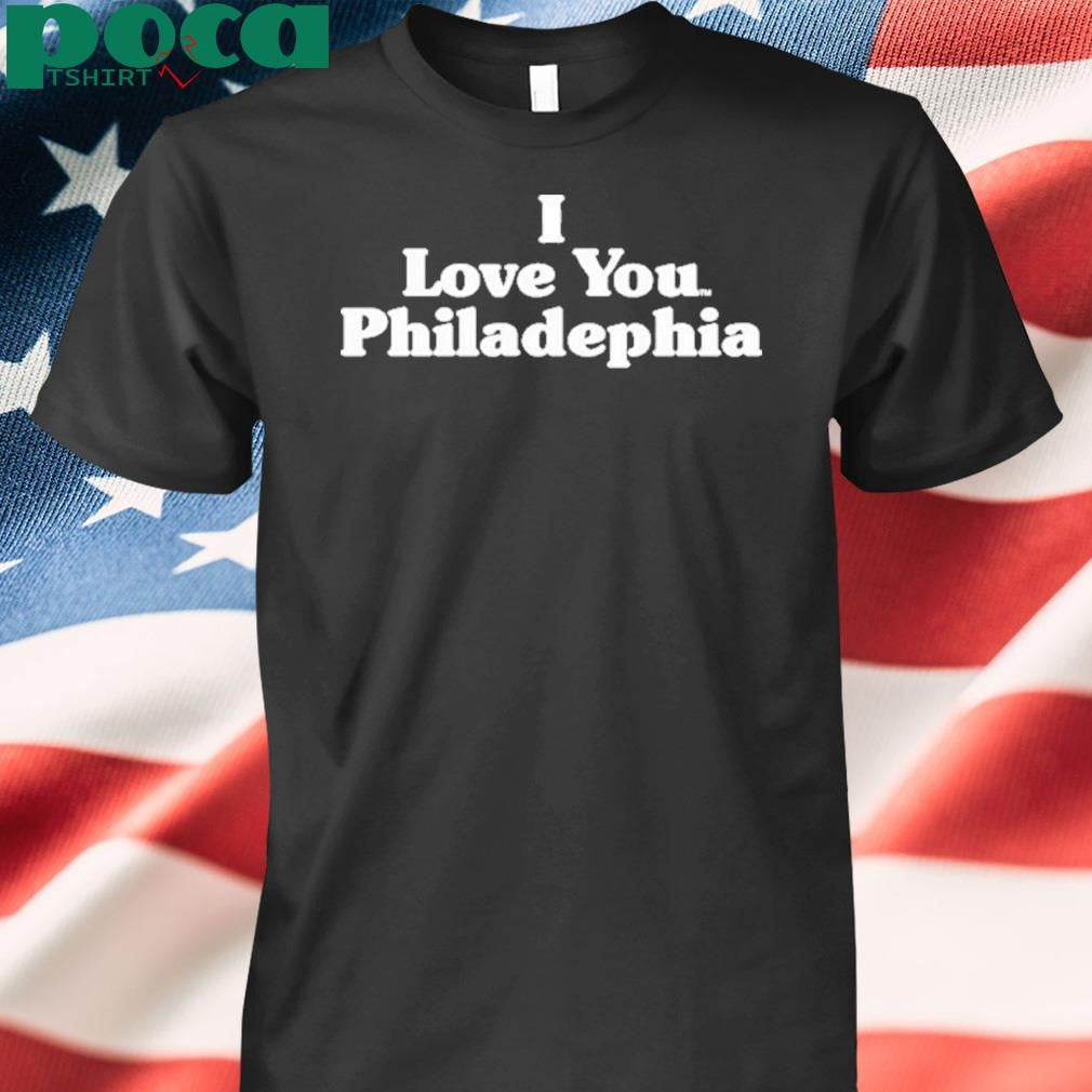 Authorized Julius Erving I Love You Philadelphia T-shirt