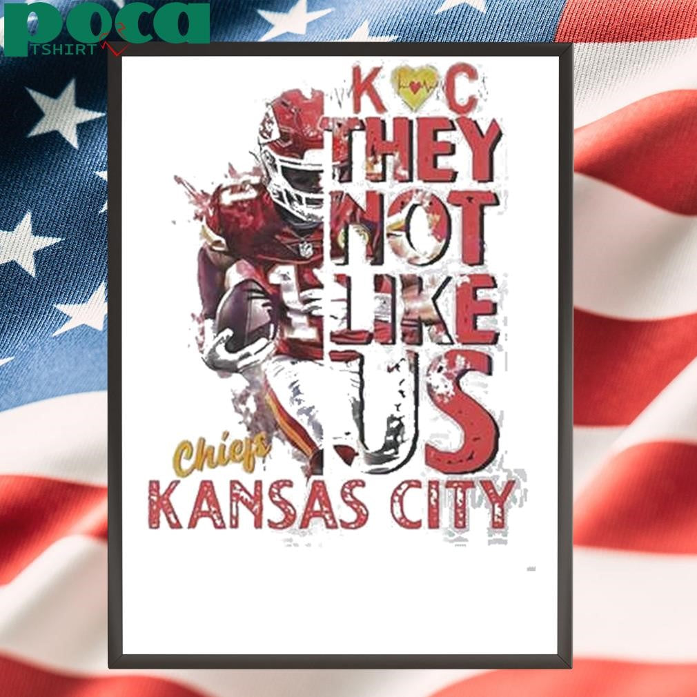 Authorized Kansas City Chiefs They Not Like Us Patrick Mahomes Shirt