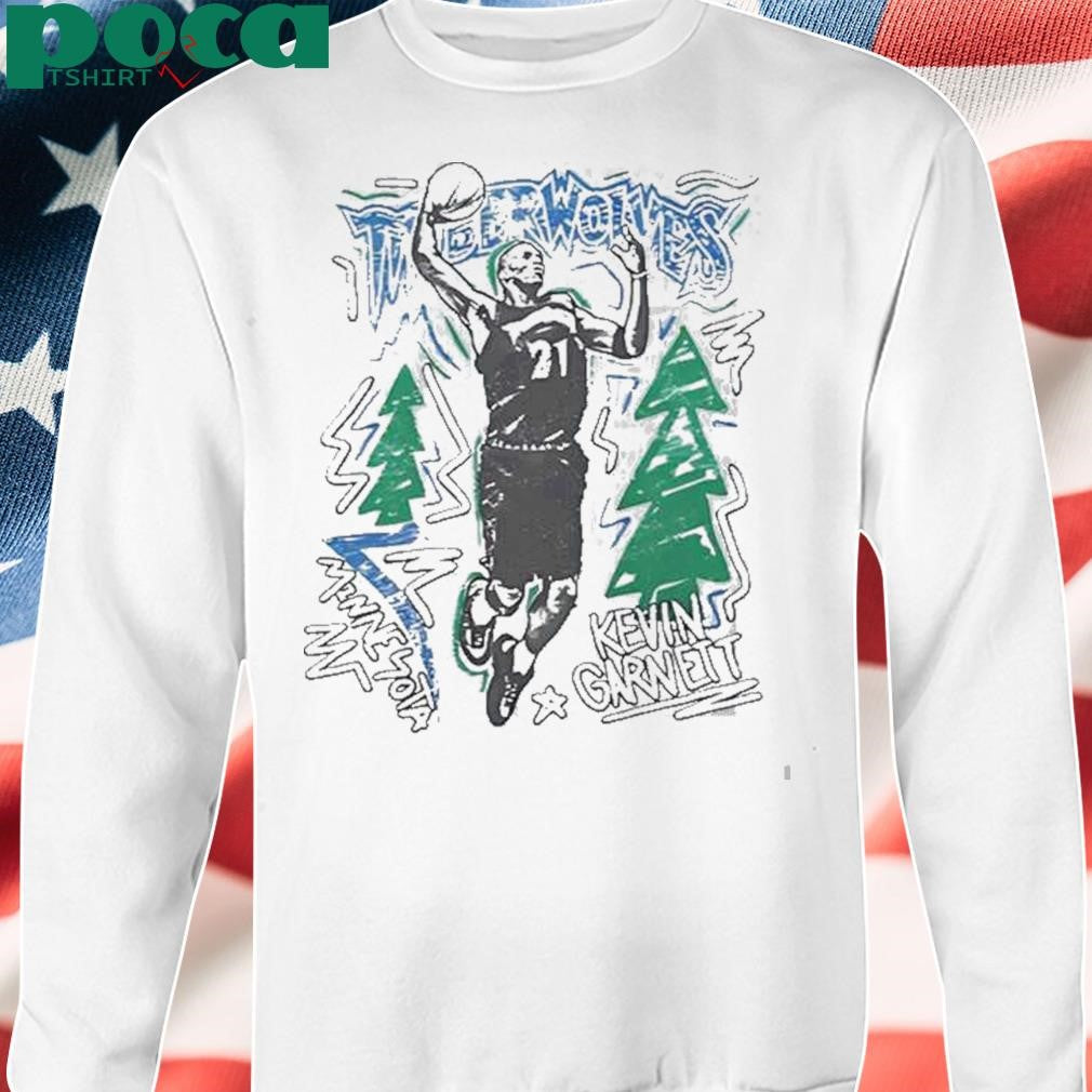 Authorized Kevin Garnett Minnesota Timberwolves Hardwood Classics Chalked Up Shirt