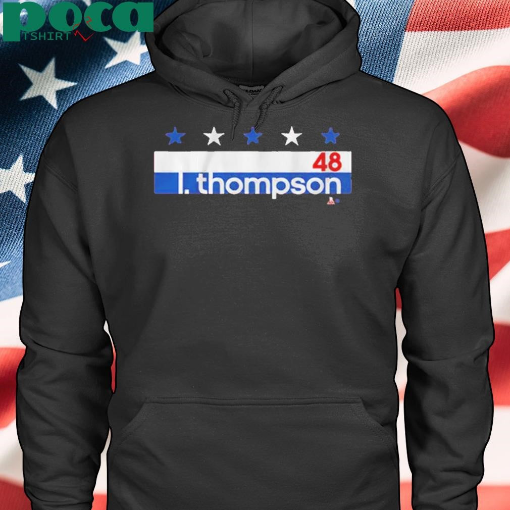 Authorized LOGAN THOMPSON NAME NUMBER STRIPE T-SHIRT