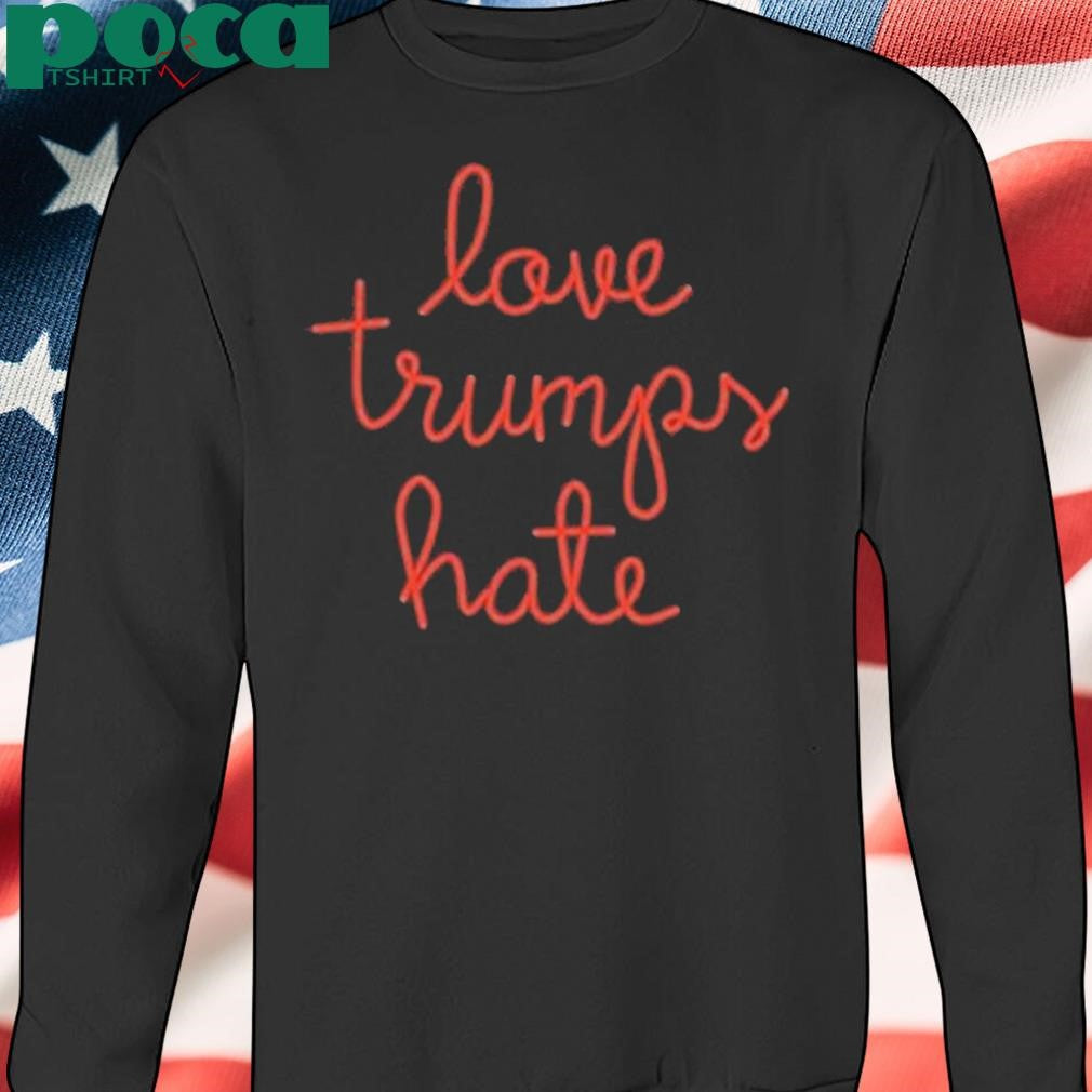 Authorized Lingua Franca Love Trumps Hate Shirt