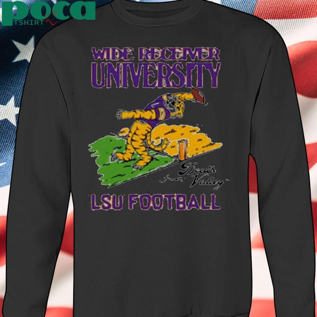 Authorized Lsu Football Wide Receiver University Shirt