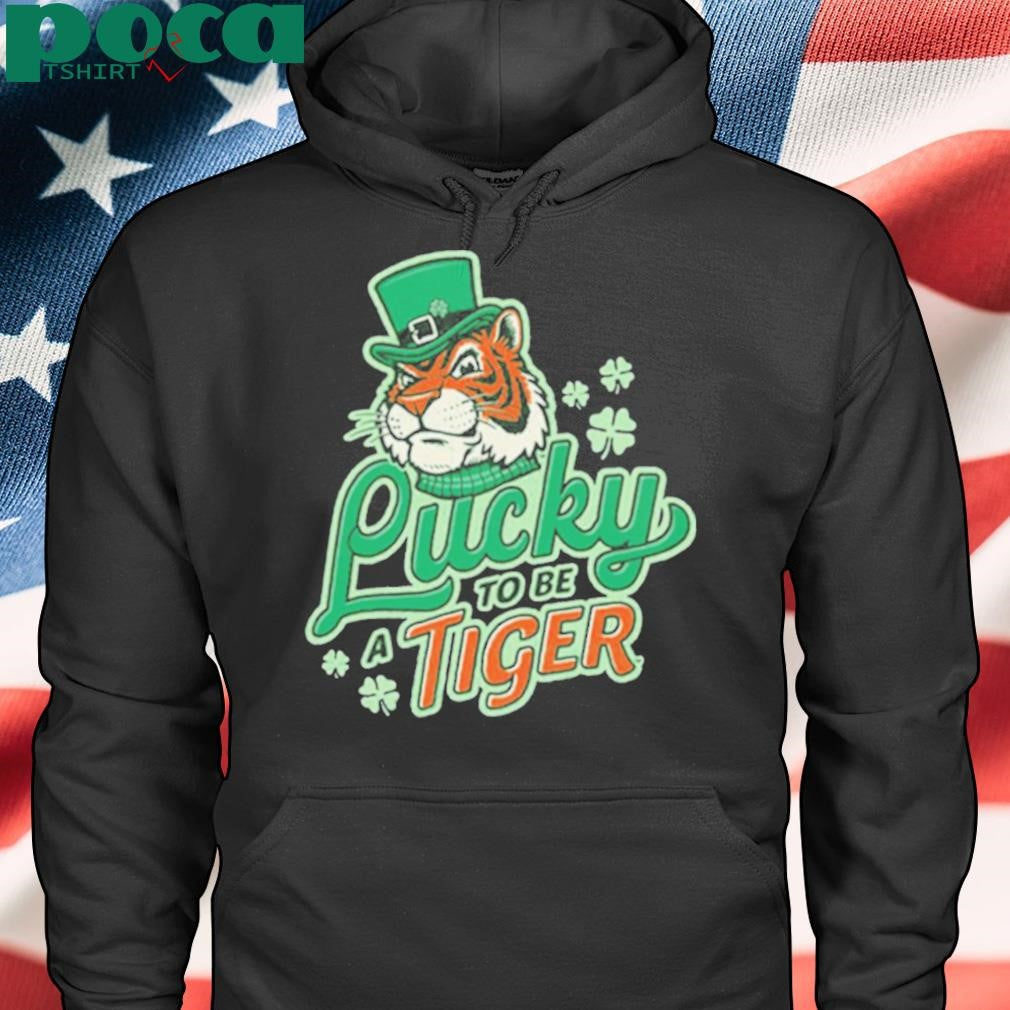 Authorized Lucky to Be a Tiger Saint Patrick’s Day Tiger Town Graphics t shirt