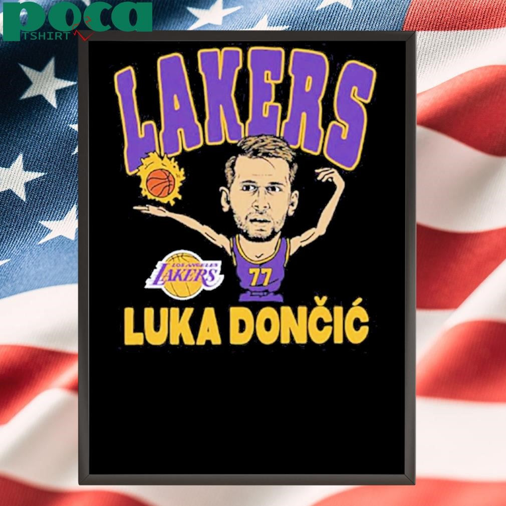 Authorized Luka Doncic Los Angeles Lakers Homage Player Graphic T-shirt