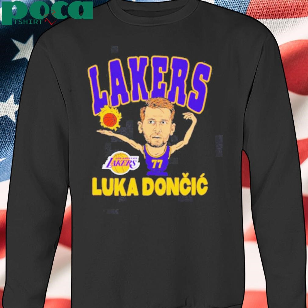 Authorized Luka Dončić Los Angeles Lakers caricature shirt