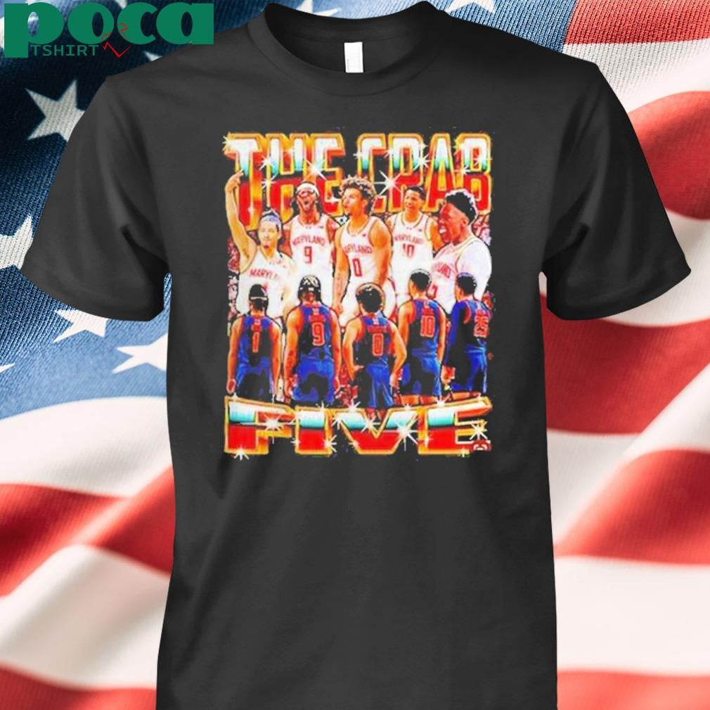 Authorized Maryland The Crab Five Basketball Shirt