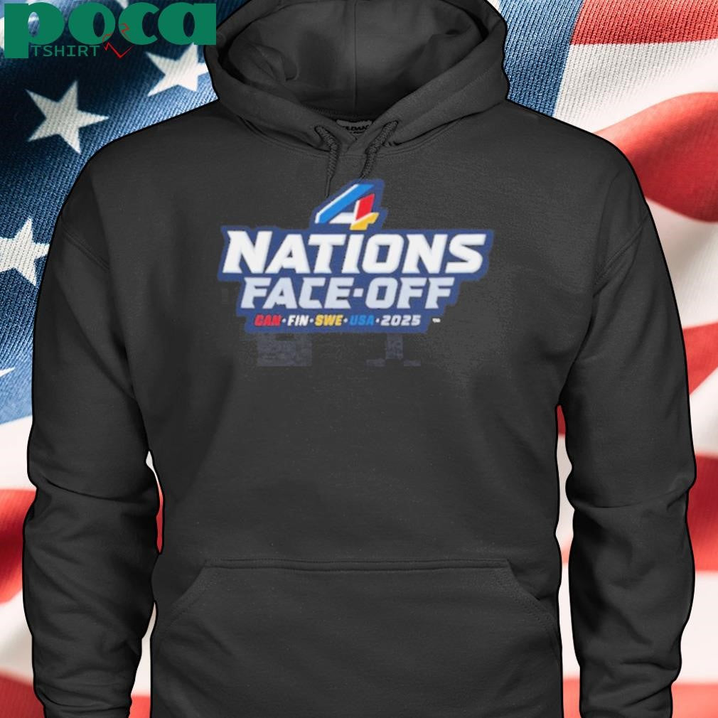 Authorized Men’s Black Canada 2025 4 Nations Face Off Pullover shirt