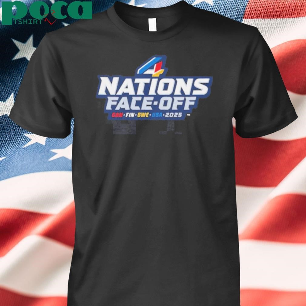 Authorized Men’s Black Canada 2025 4 Nations Face Off Pullover shirt