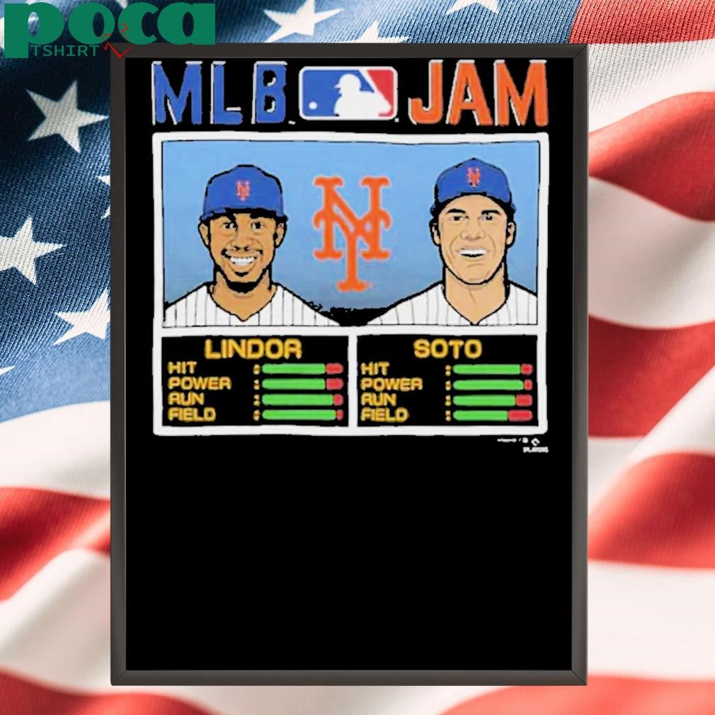 Authorized Mlb Jam Mets Lindor And Soto Shirt