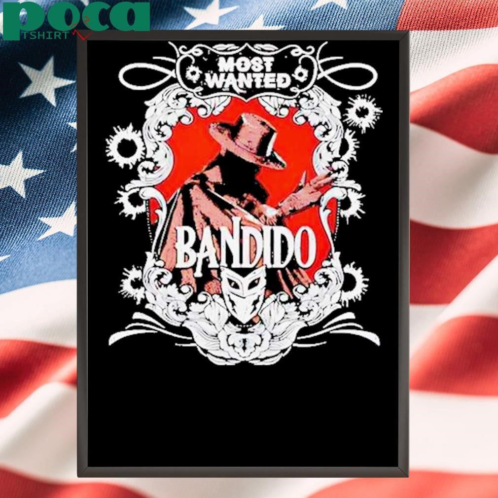 Authorized Most Wanted Bandido Aew Shirt