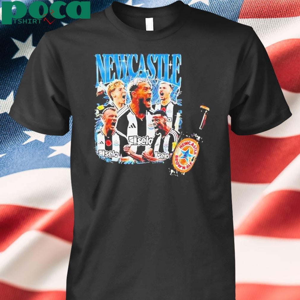 Authorized Newcastle Wembley United Football Team Graphic Shirt