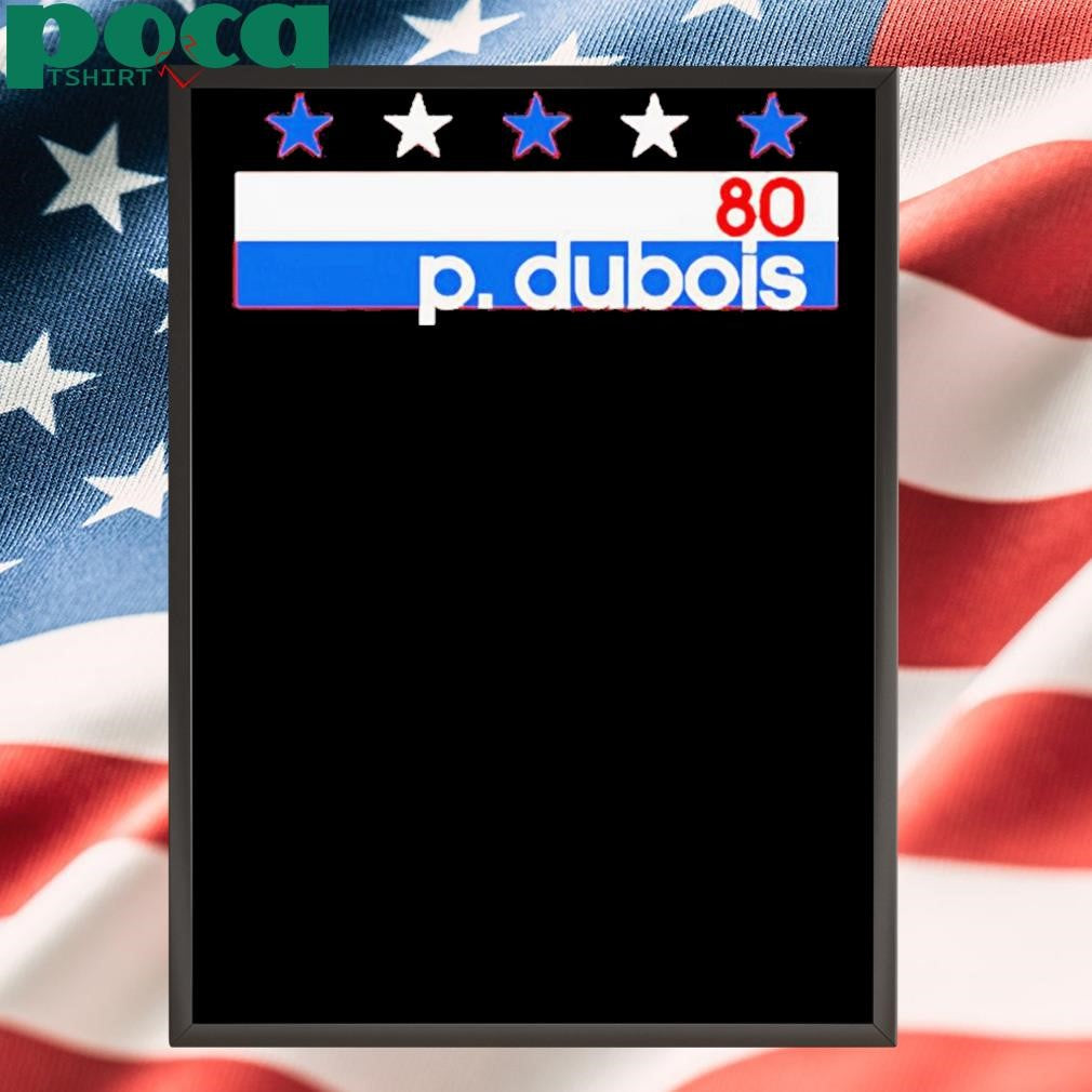 Authorized PIERRE-LUC DUBOIS NAME NUMBER STRIPE T-SHIRT