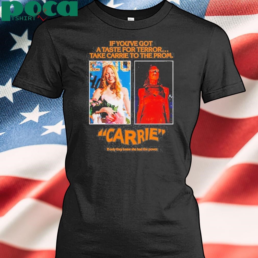 Authorized Pedro Pascal Wearing Jw Anderson Black Carrie Poster 1976 Shirt