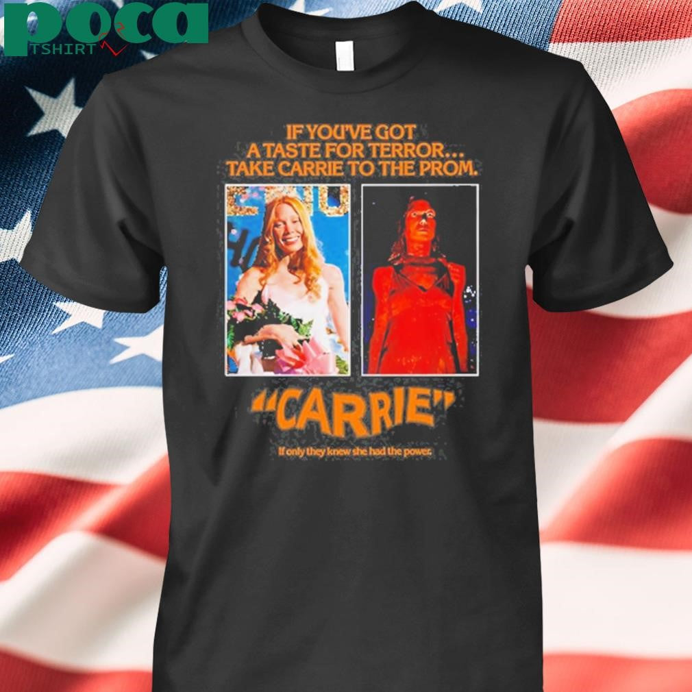 Authorized Pedro Pascal Wearing Jw Anderson Black Carrie Poster 1976 Shirt