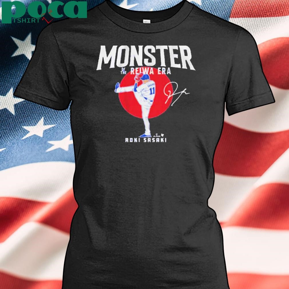 Authorized ROKI SASAKI MONSTER OF THE REIWA ERA T-SHIRT
