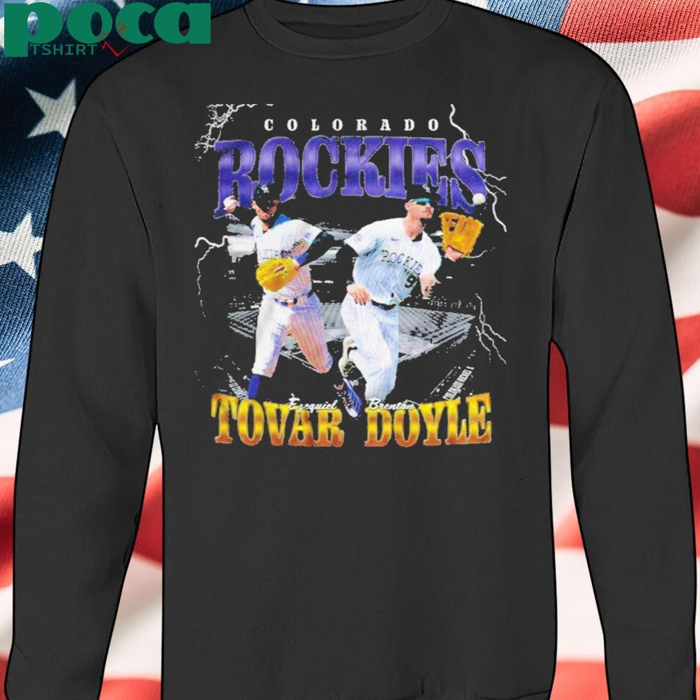Authorized Rockies Brenton Doyle & Ezequiel Tovar Gold Glove Shirt