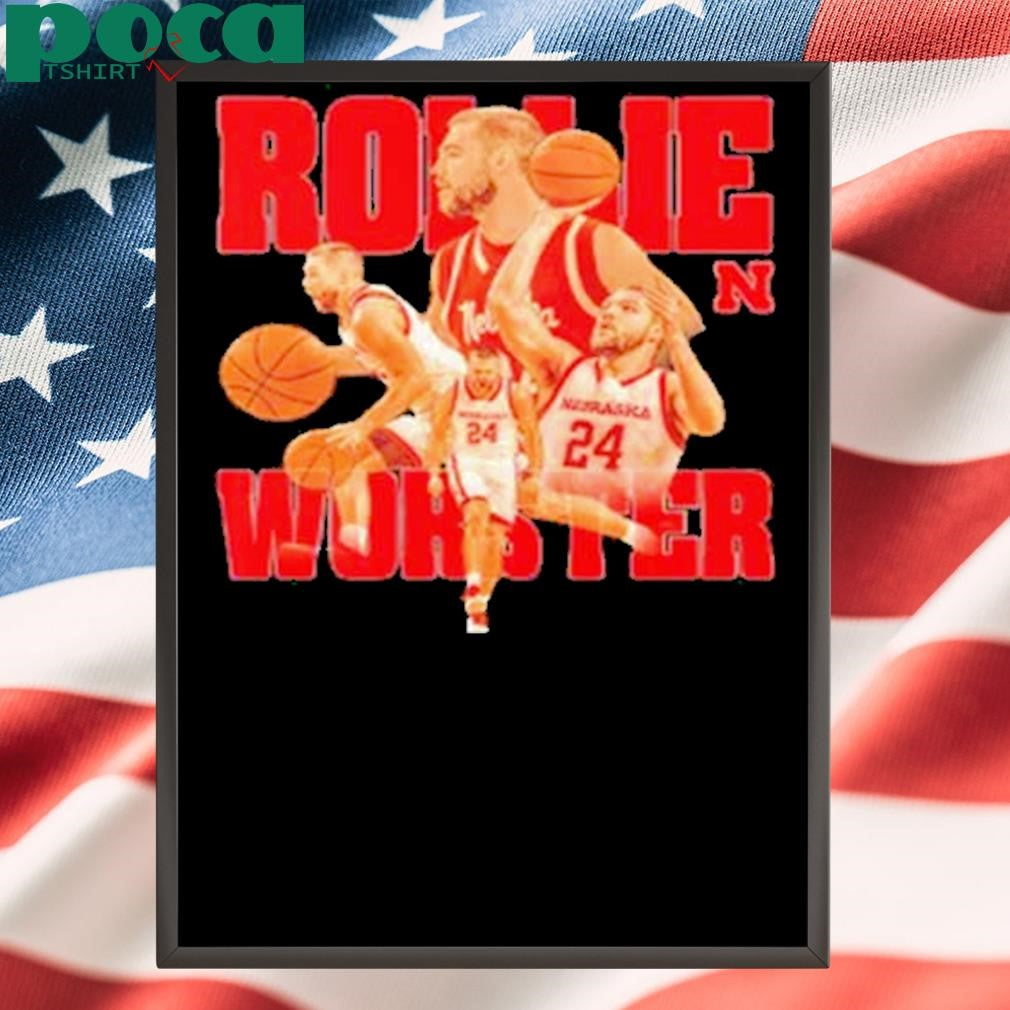 Authorized Rollie Worster 24 Nebraska Cornhuskers men’s basketball T-Shirt