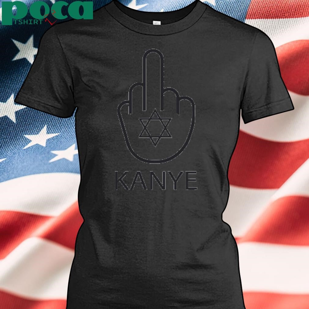 Authorized Scarlett Johansson, Jerry Seinfeld, Adam Sandler, Steven Spielberg Wearing Middle Finger Kanye Shirt