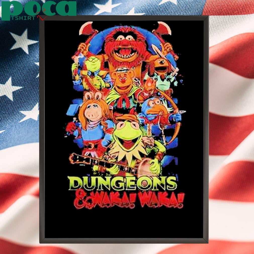 Authorized The Muppets X Dungeons And Dragons Dungeons And Waka Waka Shirt