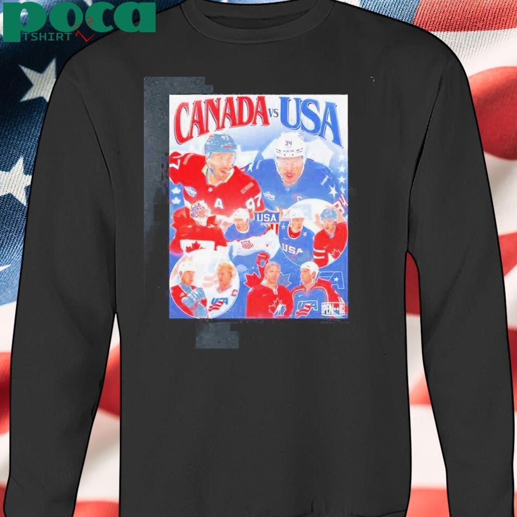 Authorized The United States And Canada Meet In Best On Best Hockey Shirtt