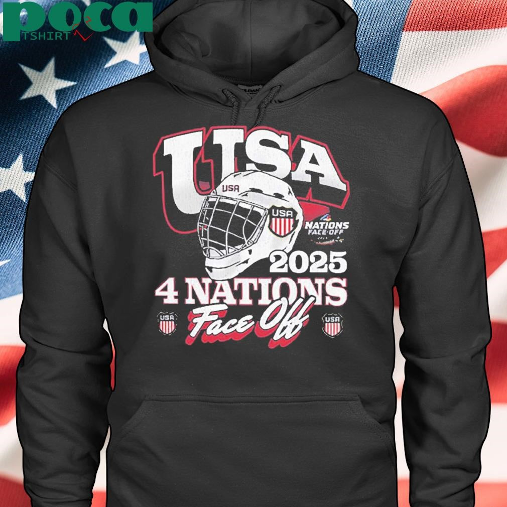 Authorized Usa 2025 4 Nations Face-off Premier Franklin T-shirt