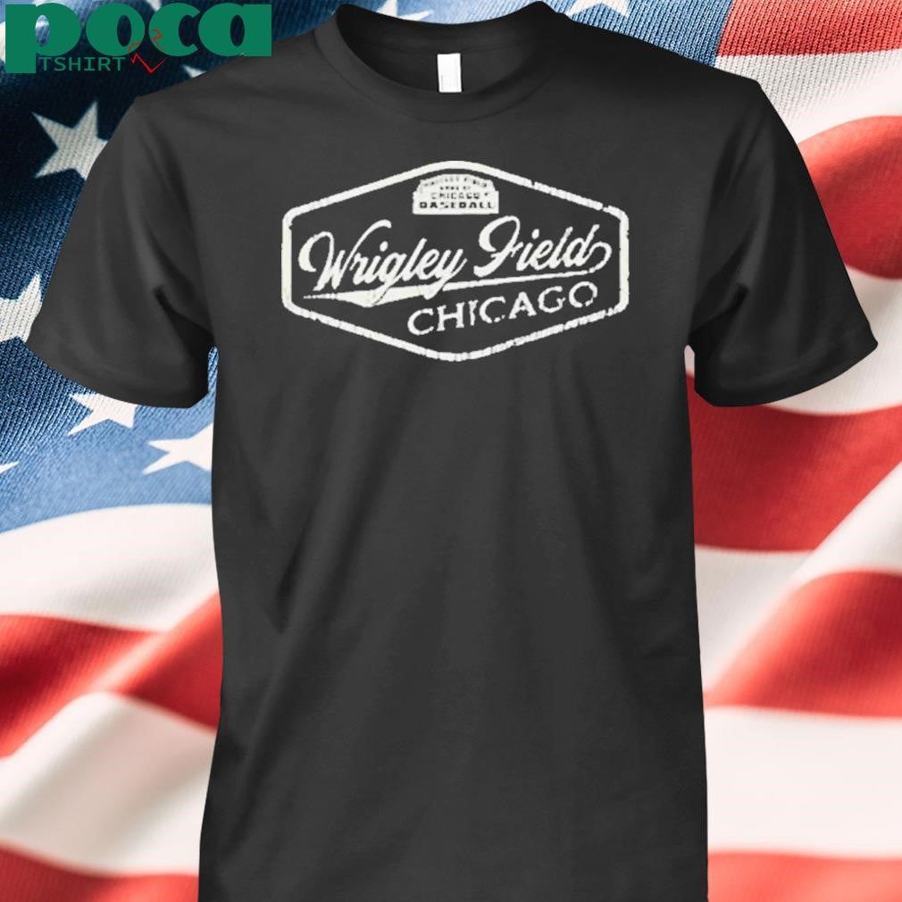 Authorized Vintage Wrigley Field 2025 Chicago Baseball T-Shirt
