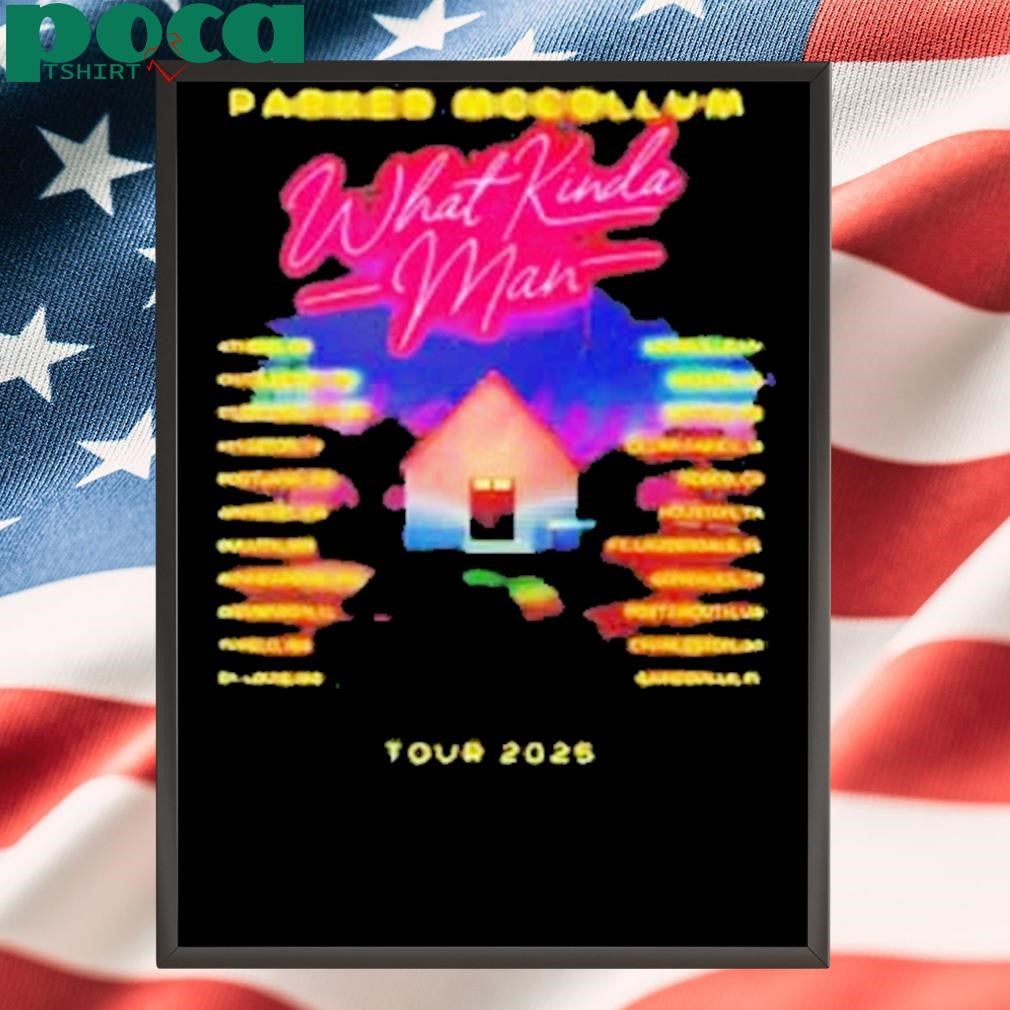 Authorized What Kinda Man Parker Mccollum Tour 2025 T-Shirt