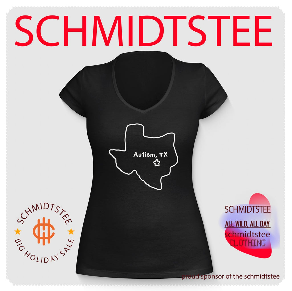 Autism Texas State Map Neurodiversity shirt