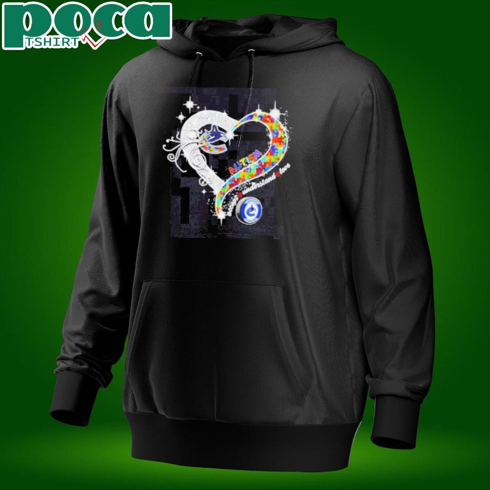 Autism accept understand love Vancouver Canucks shirt