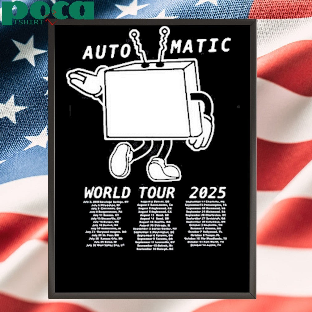 Automatic World Tour 2025 The Lumineers Shirt