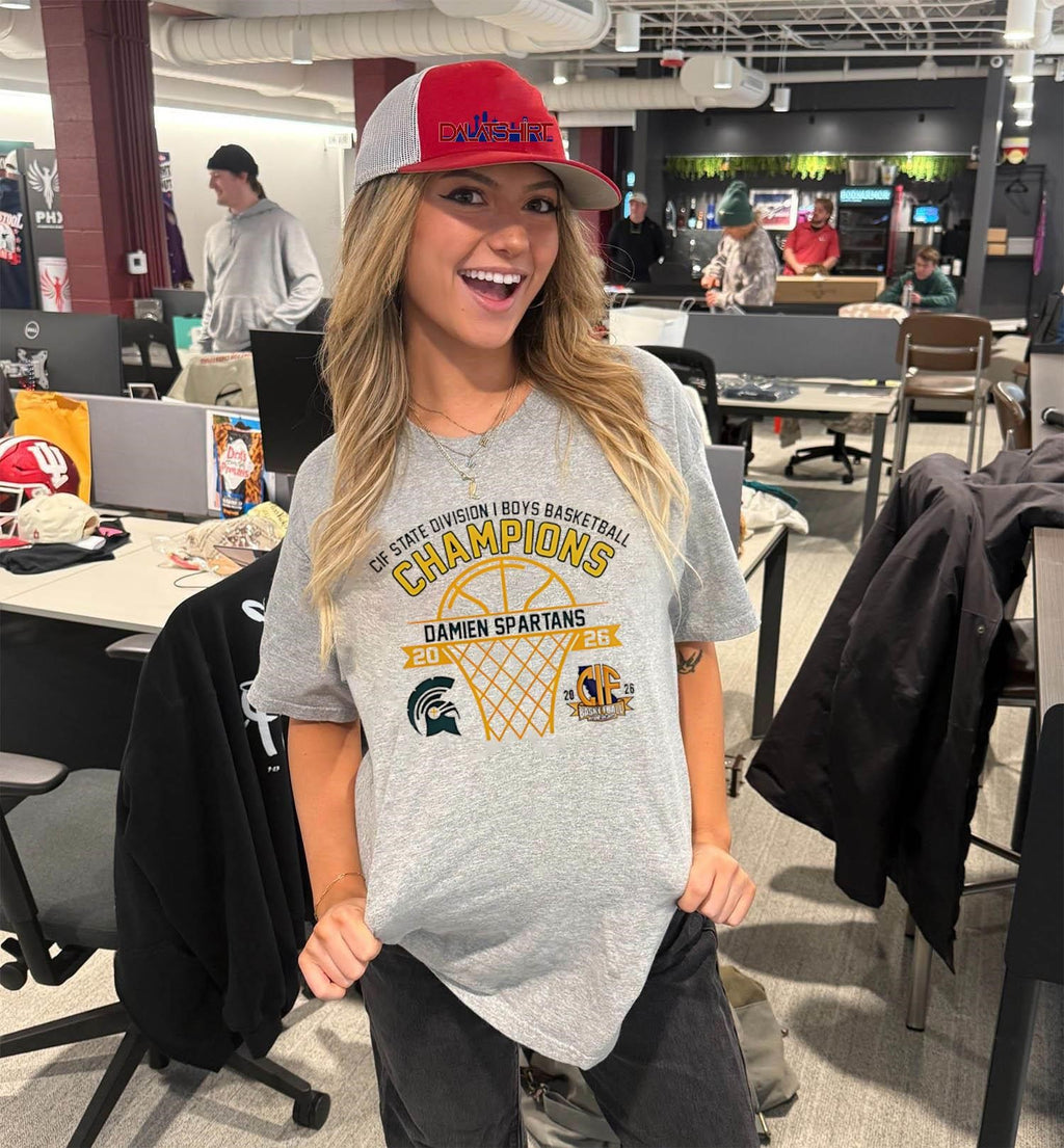 Awesome Damien Spartans 2026 CIF State Division I Boys Basketball Champions shirt
