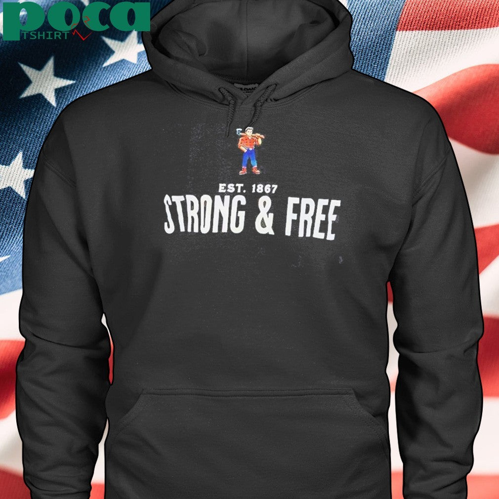Awesome Strong And Free Est 1867 T-Shirt