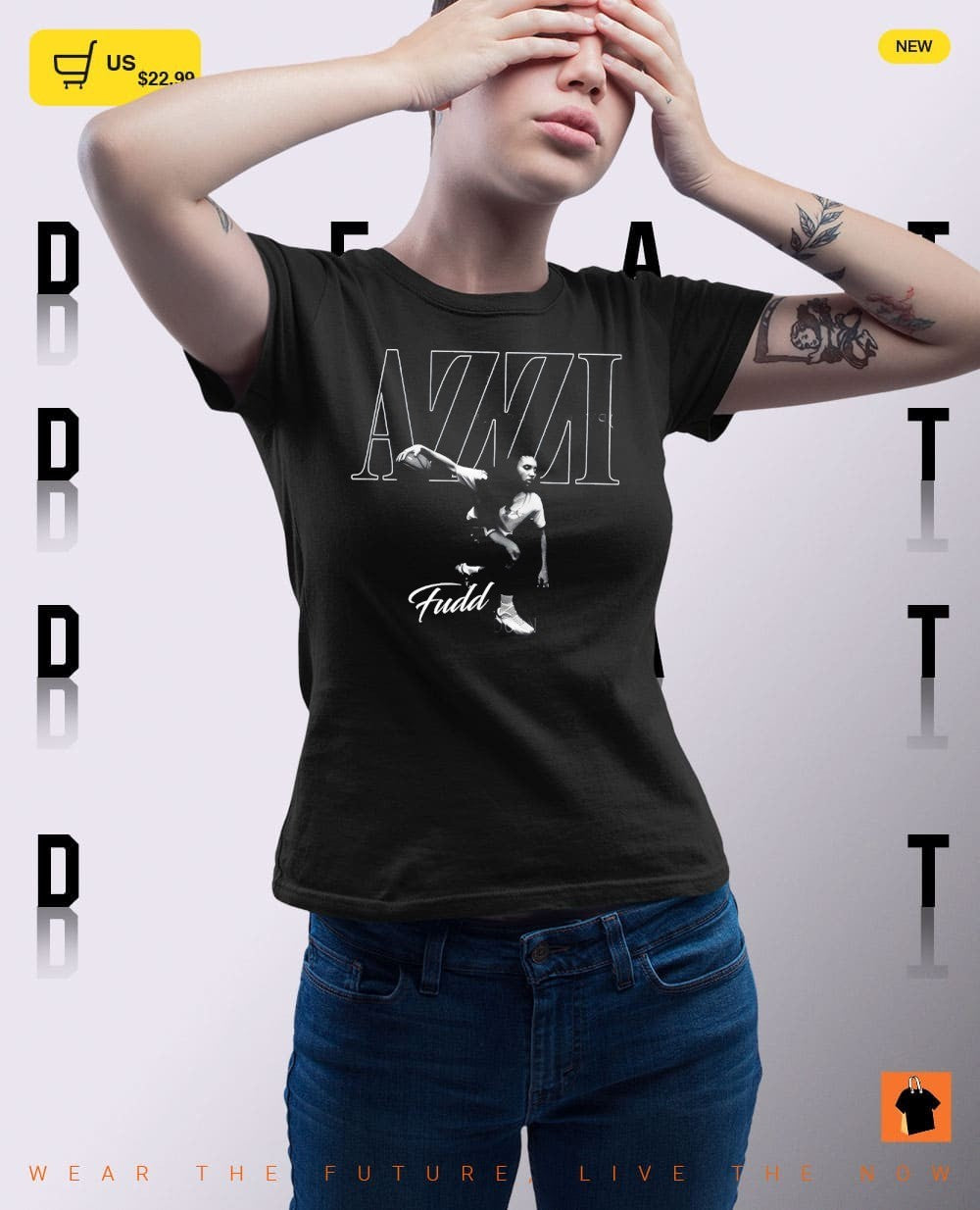 Azzi Fudd Basketball Apparel WNBA Graphic shirt
