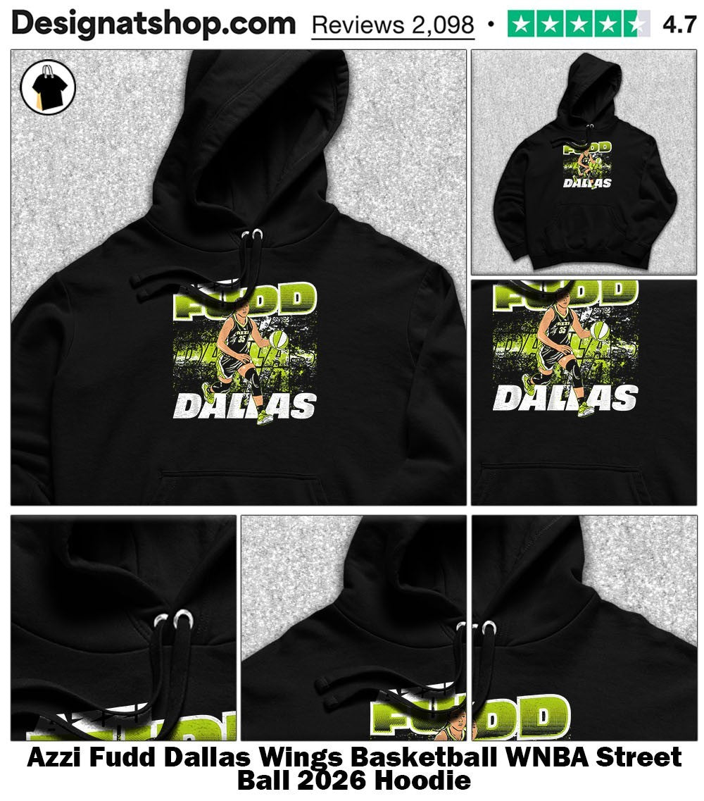 Azzi Fudd Dallas Wings Basketball WNBA Street Ball 2026 shirt